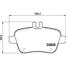 Гальмівні колодки дискові Brembo P50 135