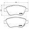 Гальмівні колодки дискові Brembo P59 051 (P59 051)