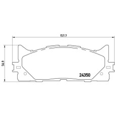 Гальмівні колодки дискові Brembo P83 117