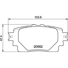 Гальмівні колодки дискові Brembo P83 174