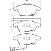 Гальмівні колодки дискові Brembo P85 075