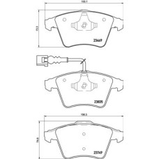 Гальмівні колодки дискові Brembo P85 149