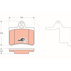 Тормозные колодки TRW