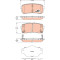 Тормозные колодки TRW (GDB3449)