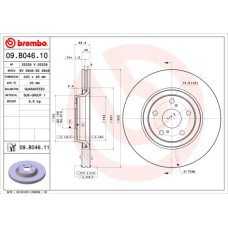 Гальмівний диск Brembo 09.B046.11