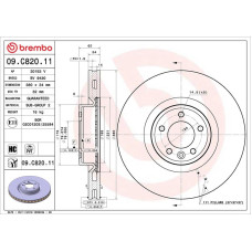 Гальмівний диск Brembo 09.C820.11
