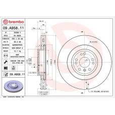 Гальмівний диск Brembo 09.A958.11