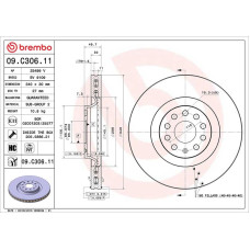 Гальмівний диск Brembo 09.C306.11