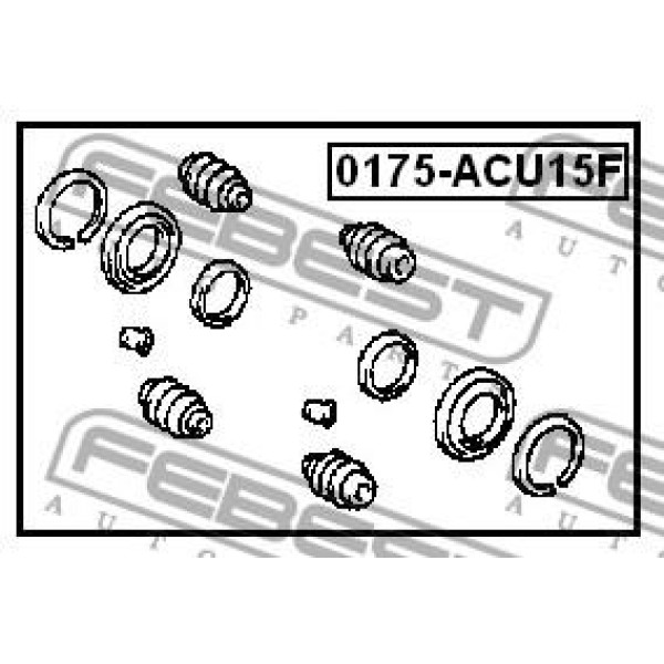 Элементы тормозного суппорта FEBEST (0175-ACU15F)