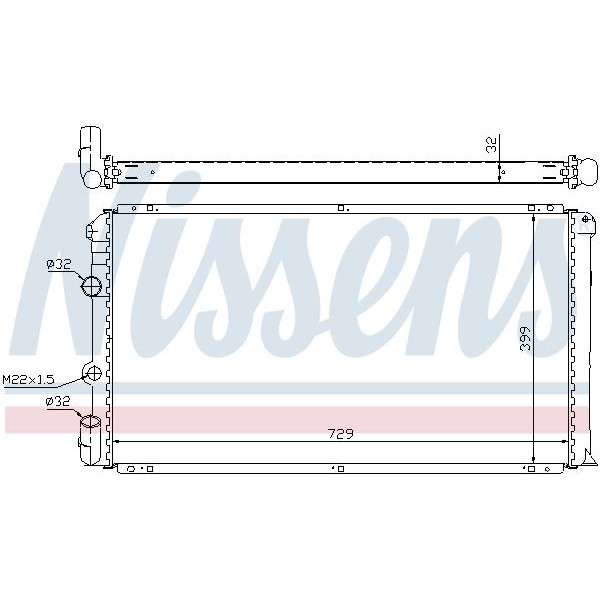Радиатор NISSENS (63936A)