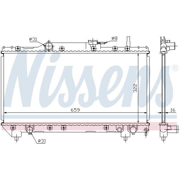 Радиатор NISSENS (64838A)