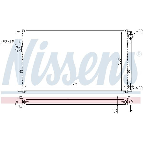 Радиатор NISSENS (652471)