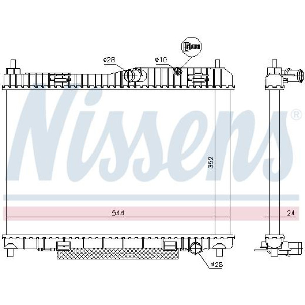 Радиатор NISSENS (66859)