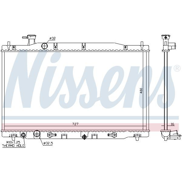 Радиатор NISSENS (68139)
