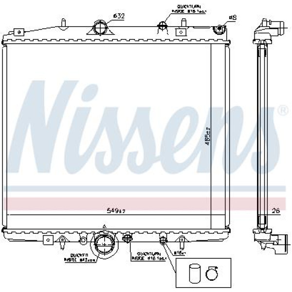 Радиатор NISSENS (63695A)