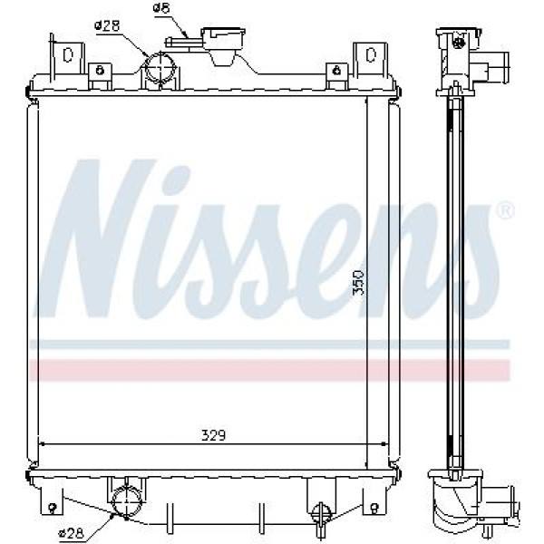 Радиатор NISSENS (64173A)