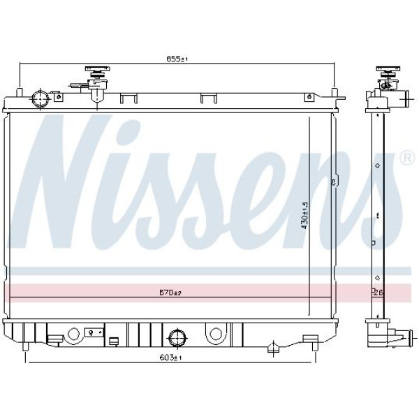 Радиатор NISSENS (66776)