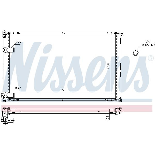 Радиатор NISSENS (63935A)