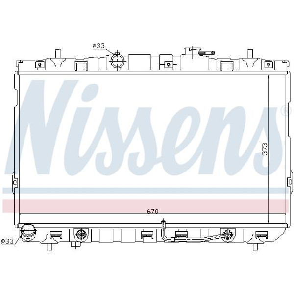 Радиатор NISSENS (67468)