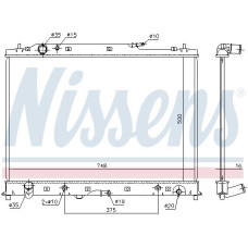 Радиатор NISSENS