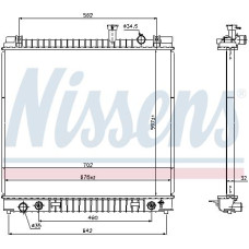 Радиатор NISSENS