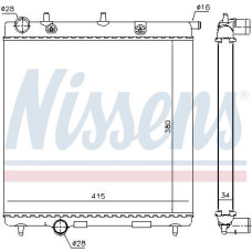 Радиатор NISSENS