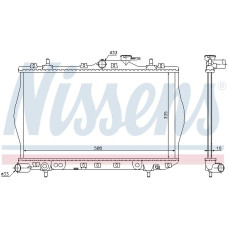 Радиатор NISSENS
