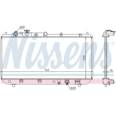 Радиатор NISSENS