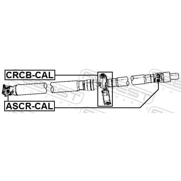 Крестовина FEBEST (ASCR-CAL)