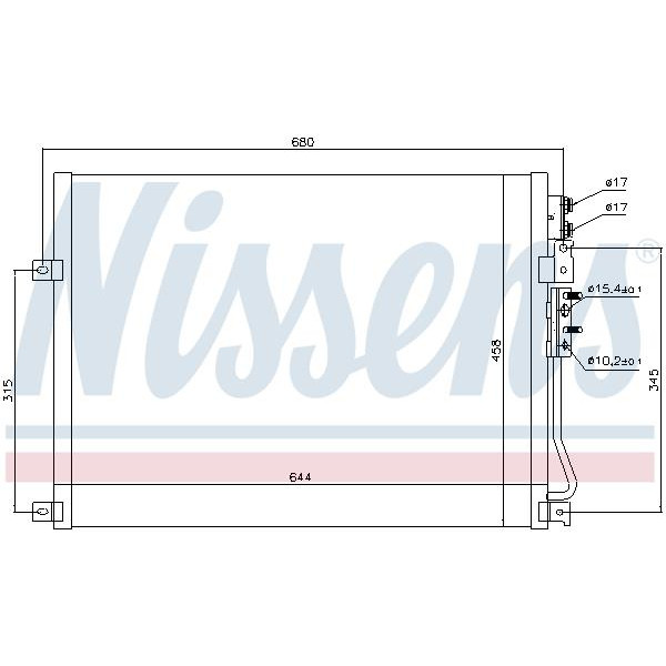 Радиатор кондиционера NISSENS (94931)