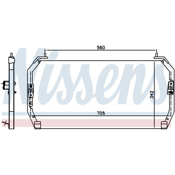 Радиатор кондиционера NISSENS (94331)