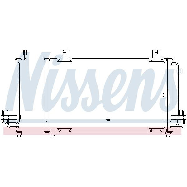 Радиатор кондиционера NISSENS (94456)