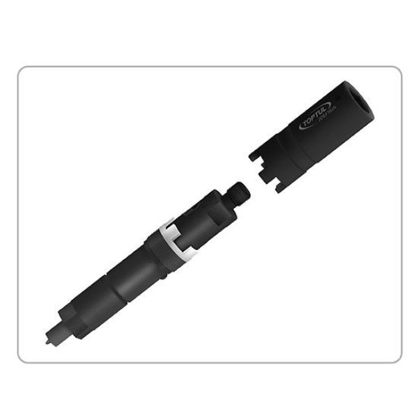 Головка 1/2" для клапана дизельної форсунки MAN, Mercedes-Benz, Scania TOPTUL (JDEF1629)
