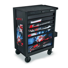 Тележка для инструмента 7 секций Special Limited Edition-BLACK TOPTUL