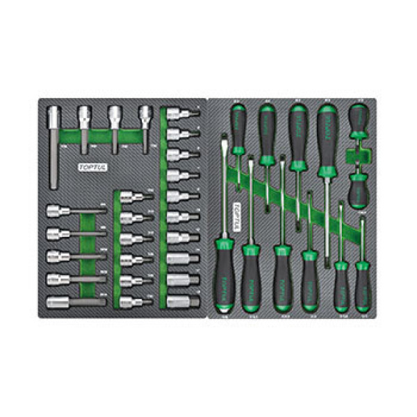 Тележка с инструментом 7 секция 261ед. TOPTUL (GE-26105)