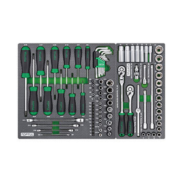 Тележка с инструментом 7 секция 261ед. TOPTUL (GE-26105)