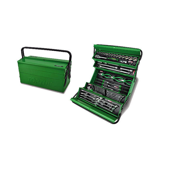 Ящик с инструментом 62ед. 1/2" (TBAC0501, 5 секций) TOPTUL (GCAZ0057)