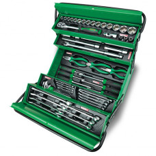 Ящик с инструментом 62ед. 1/2" (TBAC0501, 5 секций) TOPTUL