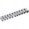 Набір головок 1/2" 11од. на планці TOPTUL (GAAQ1601U-12)