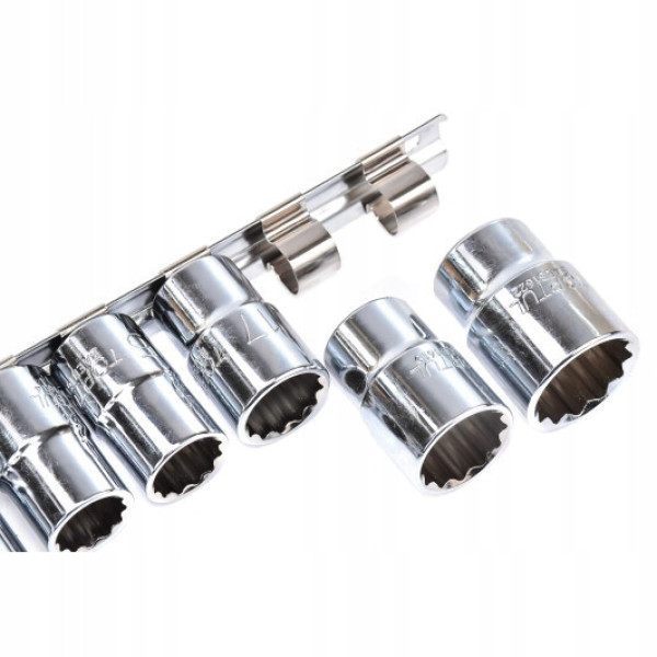 Набір головок 1/2" 11од. на планці TOPTUL (GAAQ1601U-12)