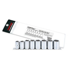 Набір головок Torx Plus EP 1/2" EP18-EP32 8од. TOPTUL