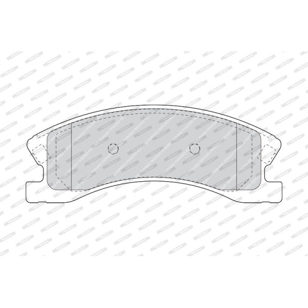 Тормозные колодки дисковые JEEP GRAND Cherokee 2 09.98-09.05 FERODO (FDB1659)