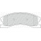 Тормозные колодки дисковые JEEP GRAND Cherokee 2 09.98-09.05 FERODO (FDB1659)
