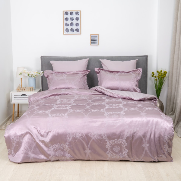 Комплект постільної білизни Tiare cімейний Сатин Жакард (2605-sm)