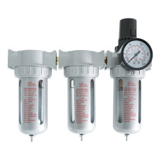 Блок подготовки воздуха 3 ступени (PROFI) 1/4" AIRKRAFT AFRLL802