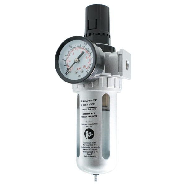 Фильтр очистки воздуха с редуктором (PROFI) 1/4" AIRKRAFT AFR802 (AFR802)